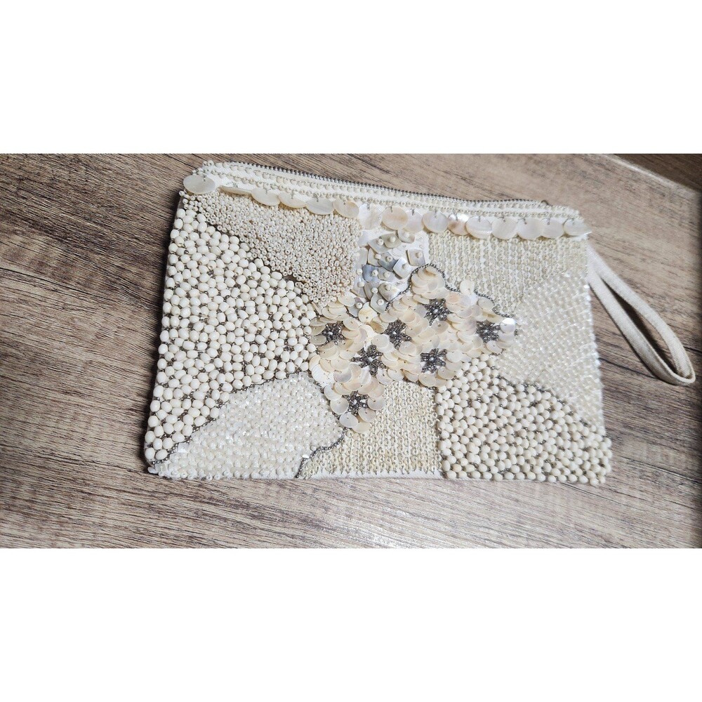 Chicos beaded pouch